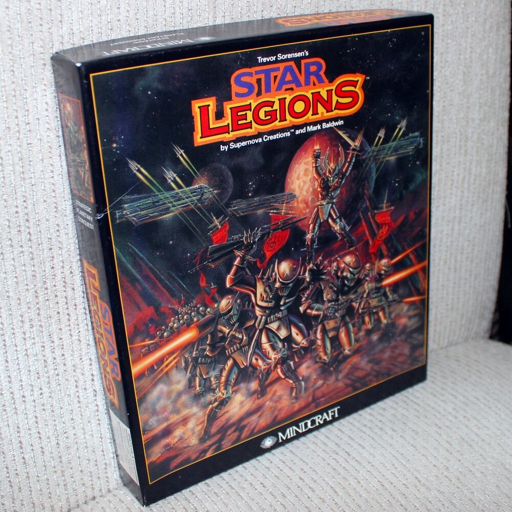 3/$55❤️vintage 1992 Mindcraft Star Legions Big Box Supernova Creations PC Game